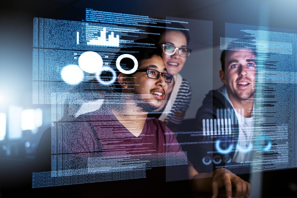 People coding programs
