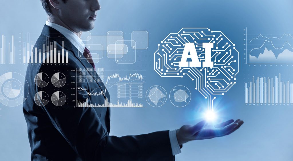 A man working on artificial intelligence